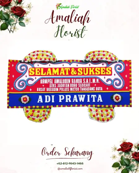 Papan Bunga Ucapan Selamat Kedungjaya